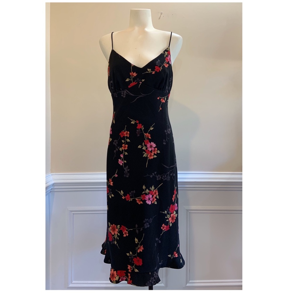 Just Choon Floral Mid Dress